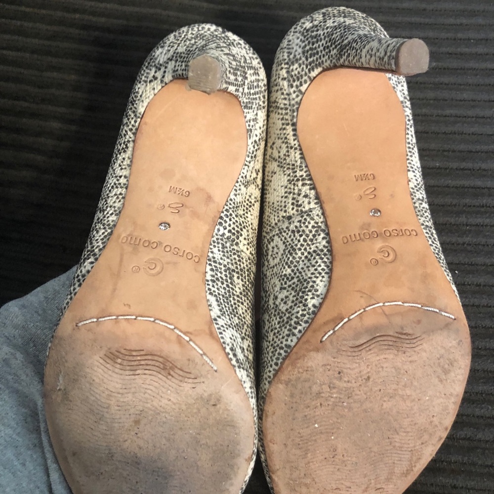 Corso Como snakeskin heals
